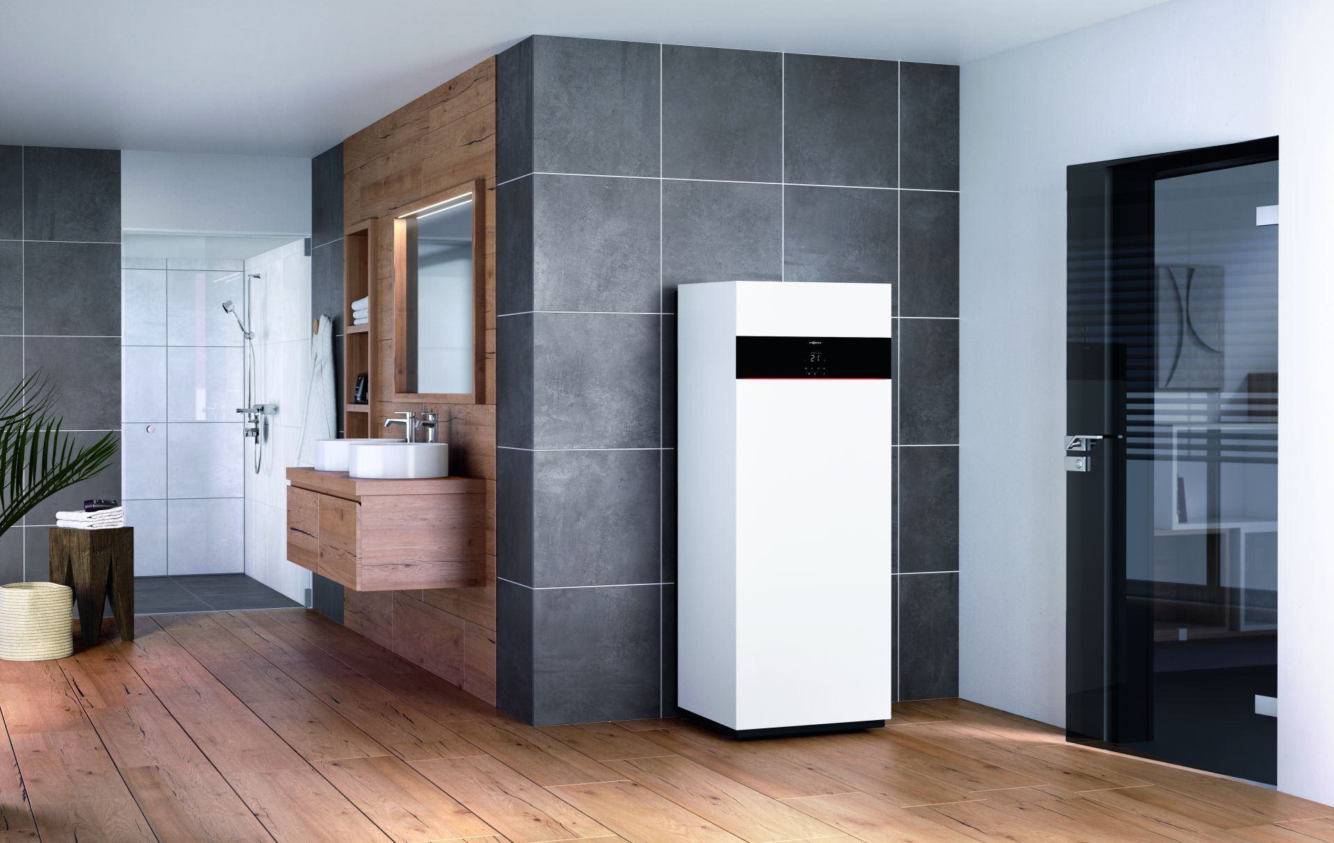Kompaktwärmepumpe mit Warmwasserspeicher